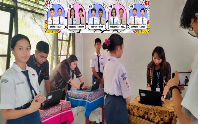 OSIS SMP SANTA MARIA PALANGKA RAYA TERPILIH BERLANGSUNG DEMOKRATIS .